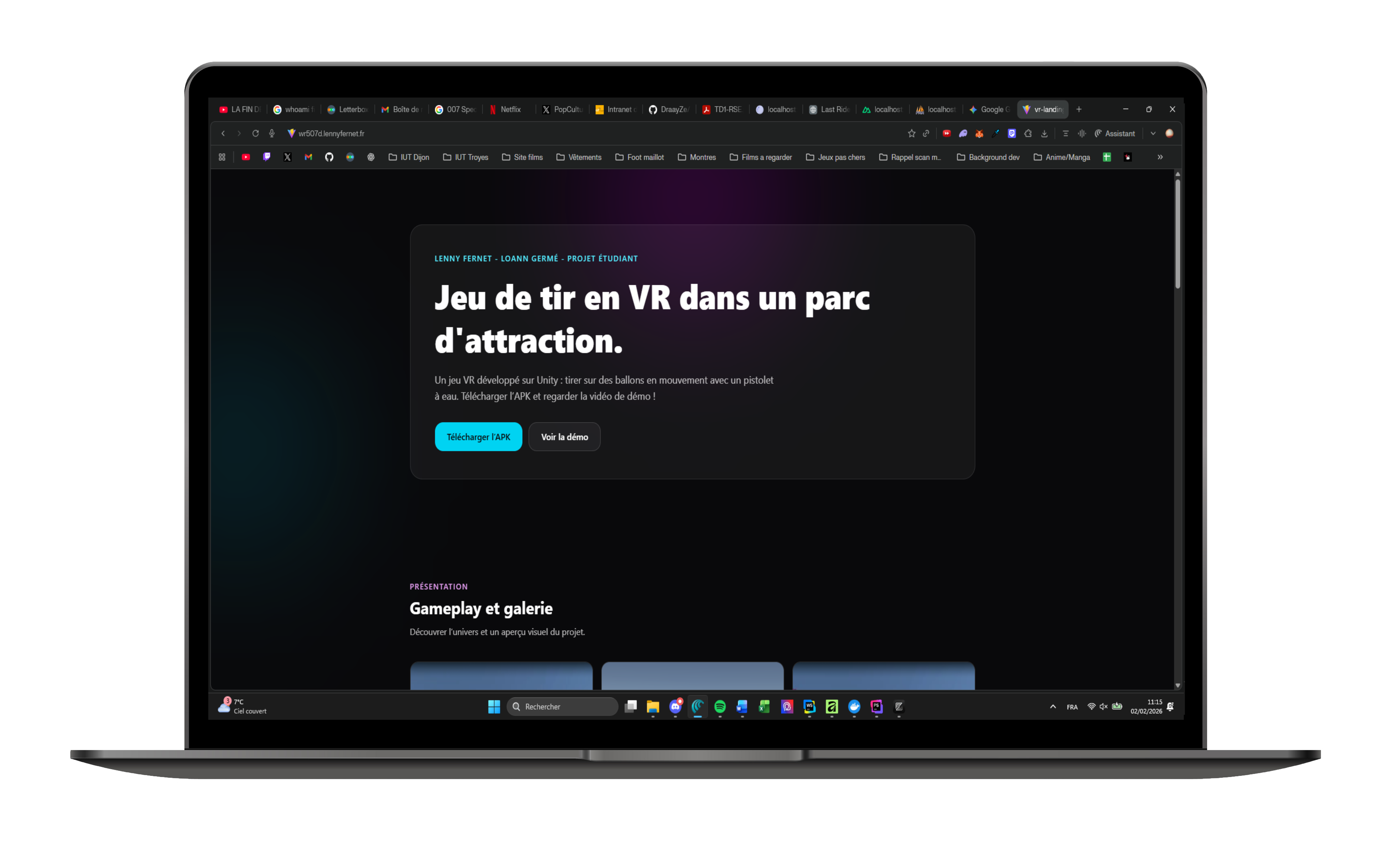 Jeu VR